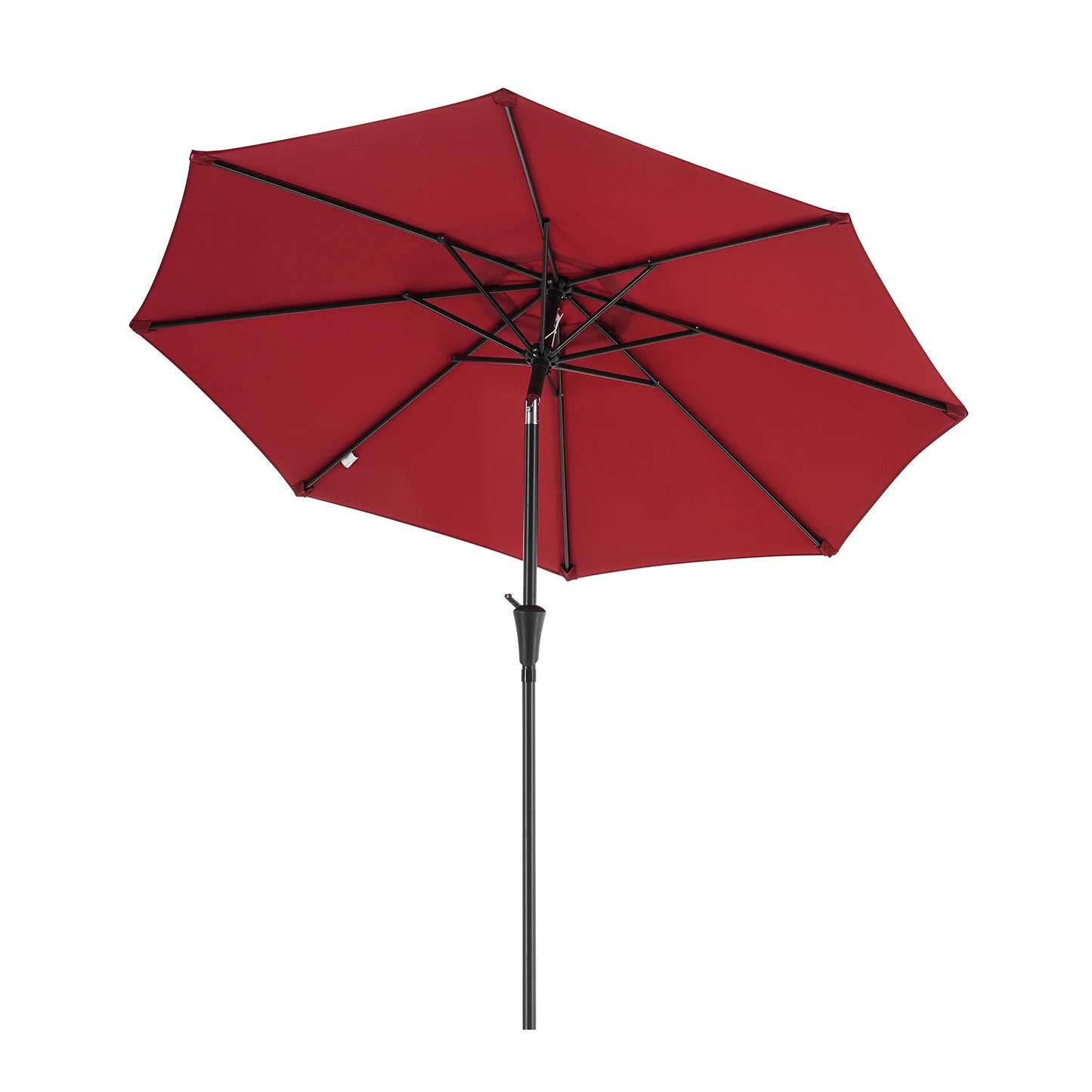 Blissun Outdoor Patio Umbrella With Tilt And Crank 8 Ribs