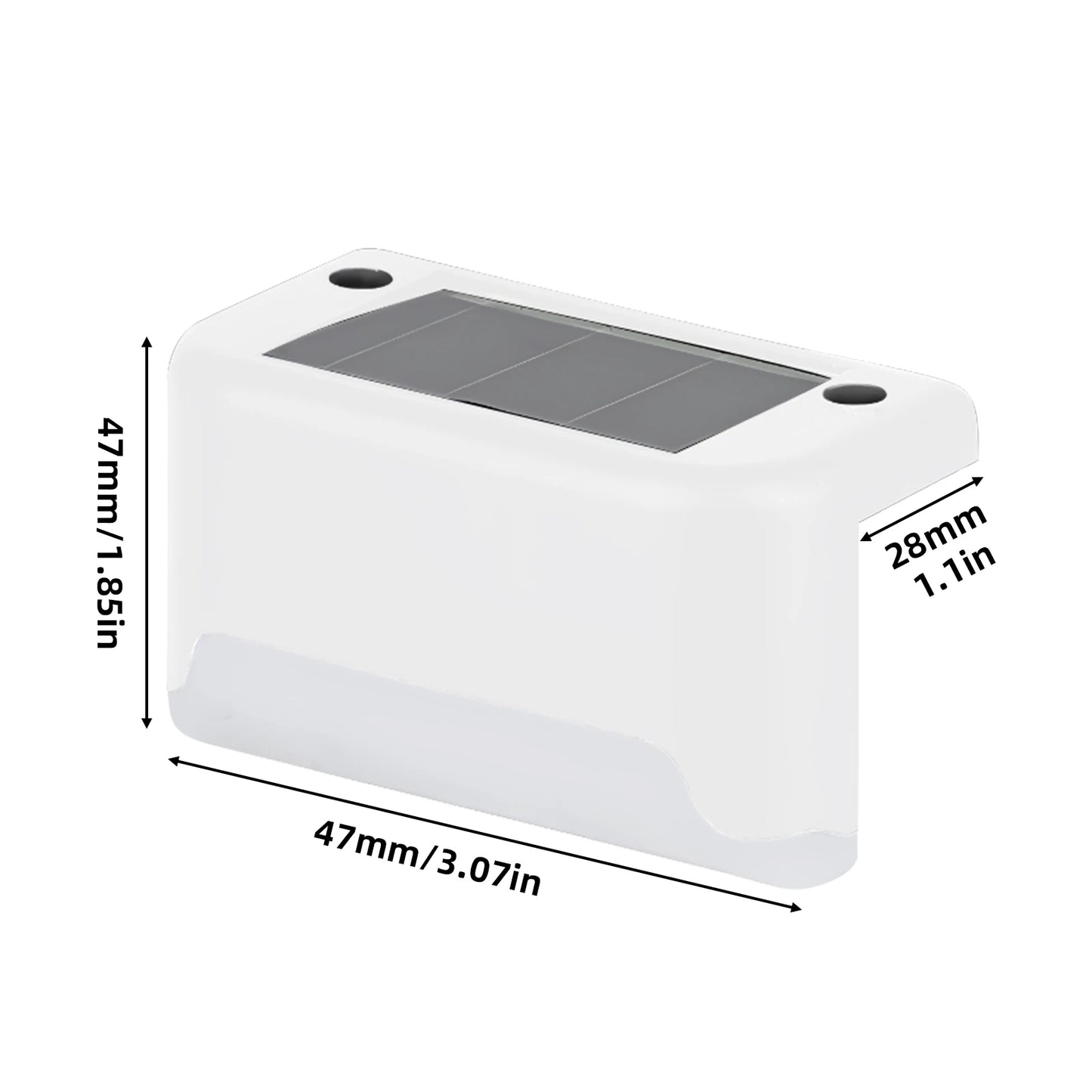 Hignconcerned Solar Deck Lights Step Light For Stairs