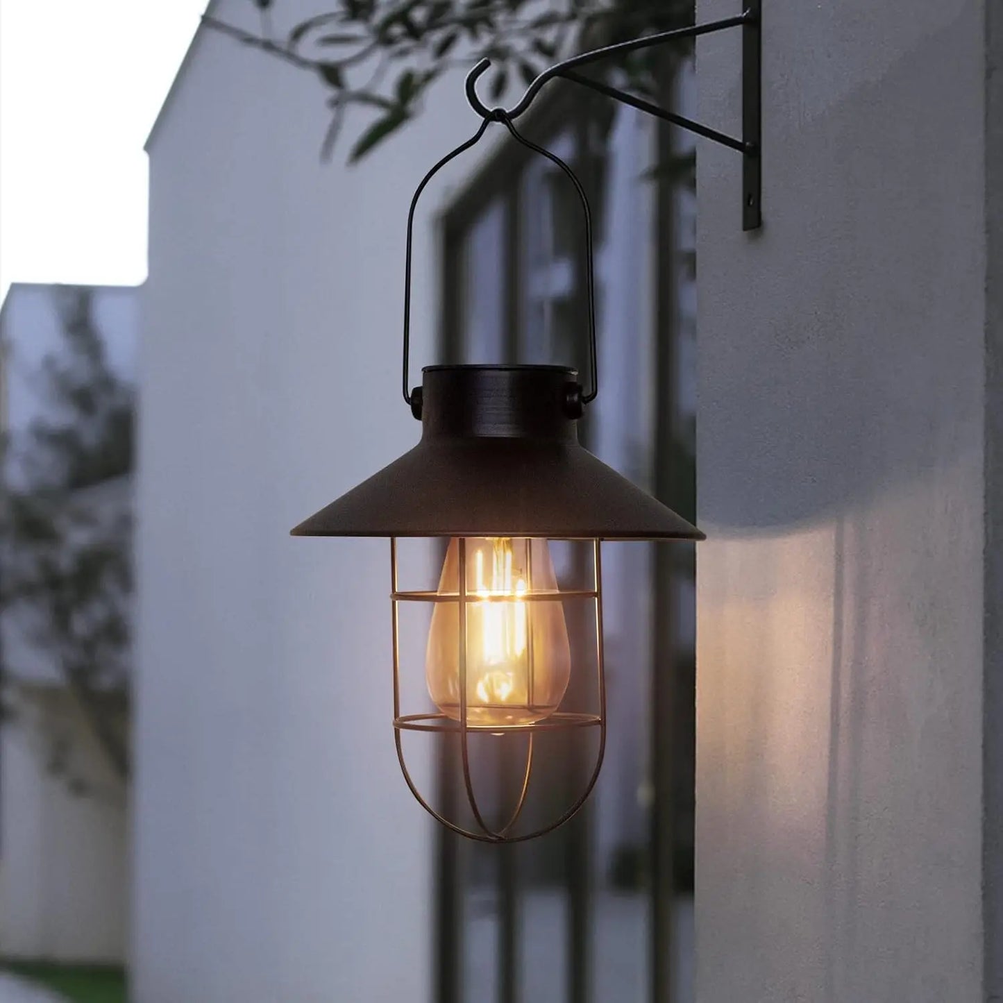 SZRSTHH 2 Pack Waterproof Outdoor Solar Lights Pendant Lamps