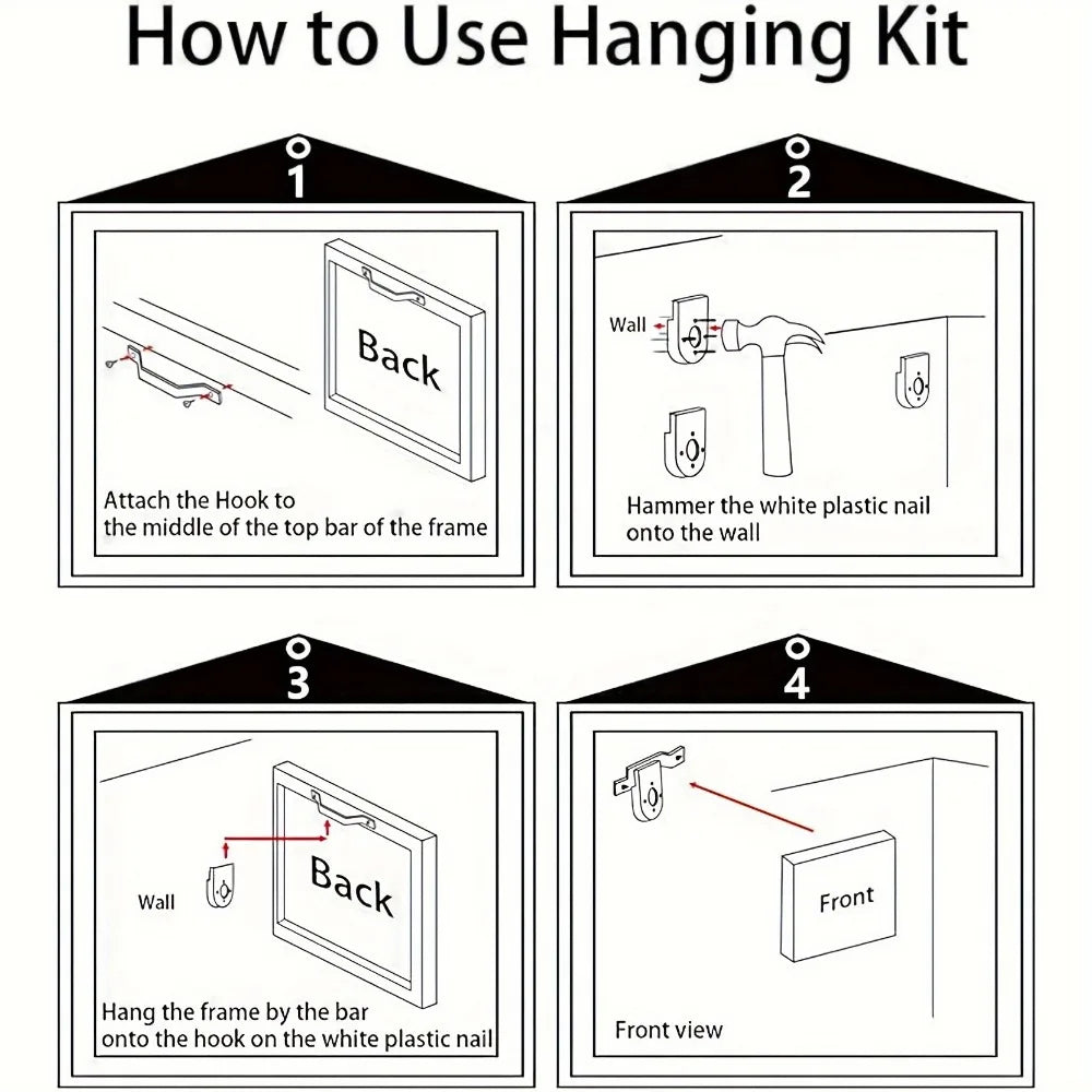 Modern abstract canvas art "Line Dance" Dynamic geometric design, 1.5 "thick heart pine frame, interior decoration