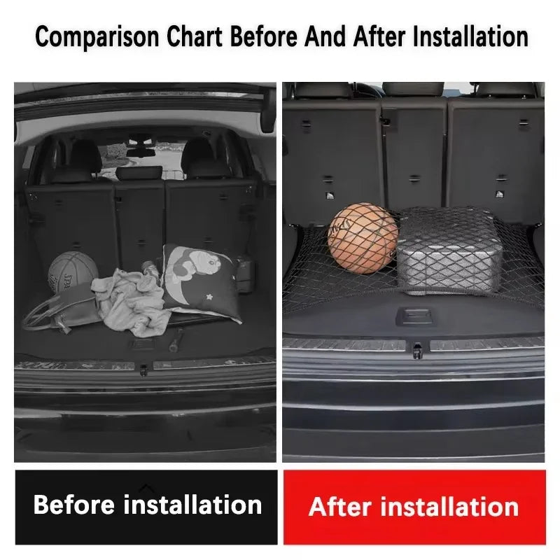 Trunk Net For Toyota RAV4 Suzuki Across Cargo Organizer