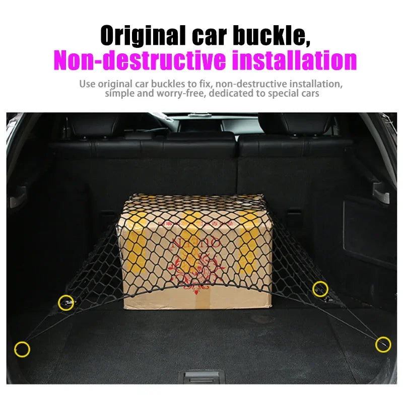 RAV4 XA50 Car Boot Net Nylon Mesh Storage Organizer Bag