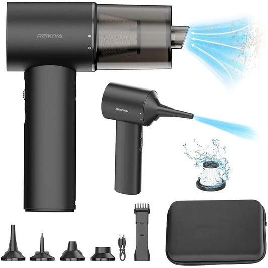 XMSJ Portable Cordless 4 In 1 Car Vacuum Duster Inflator