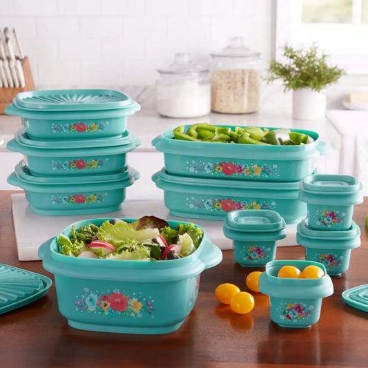 Hign Concerned Chemical 20 Piece Food Storage Set With Lids