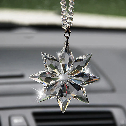 Karlor Crystal Snowflake Car Pendant Sun Catcher Ornament