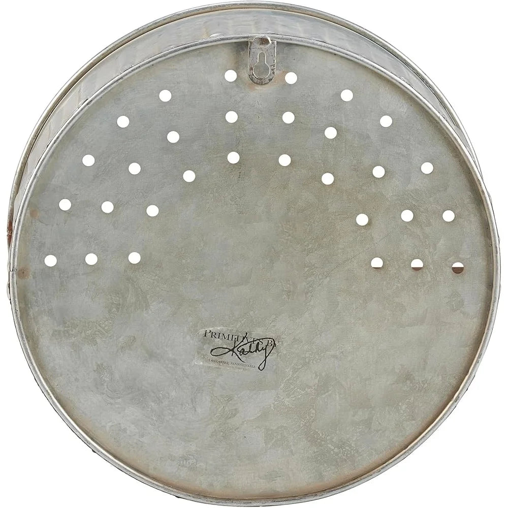 Rustic Distressed Wall Shelf Handmade Metal Wood Decor Kitchen Living Room Bedroom Farmhouse Aesthetic Storage Solution