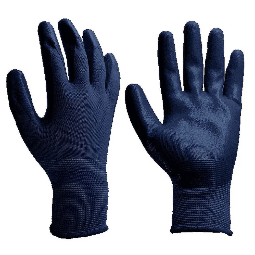 XMSJ Nitrile Gripping Gloves Waterproof Anti Slip Garden