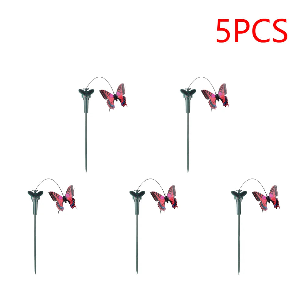 Shunmaii Solar Dancing Butterfly Bird Garden Stake Ornament