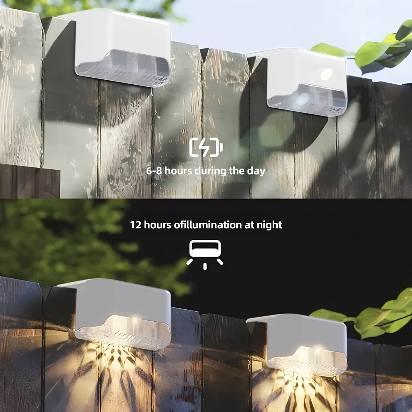 Hignconcerned Solar Deck Lights Step Light For Stairs