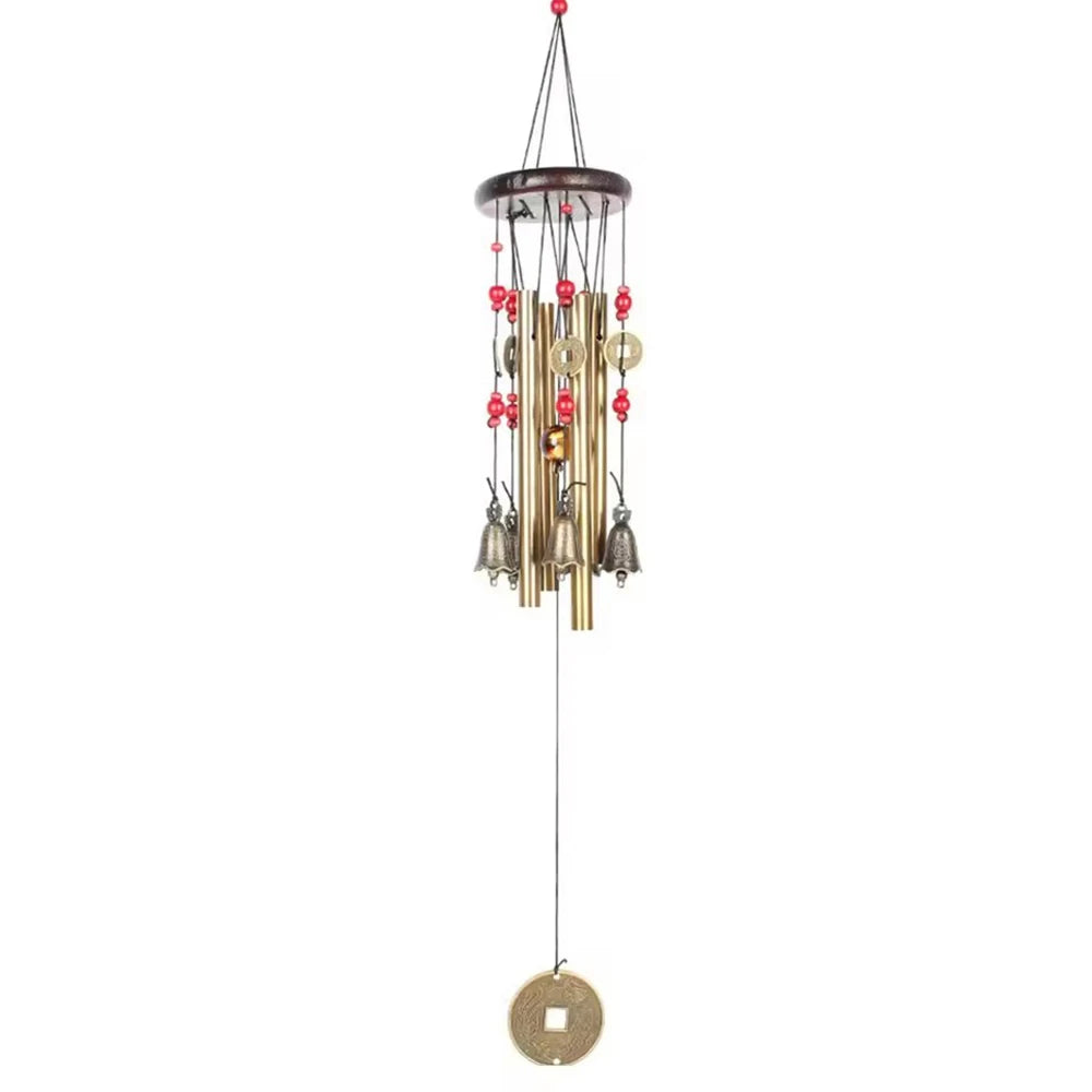 Metal Wind Chime Tubes Bells Good Luck Church Bell Outdoor Garden Home Garden Decor Hanging Wind Chime Decor