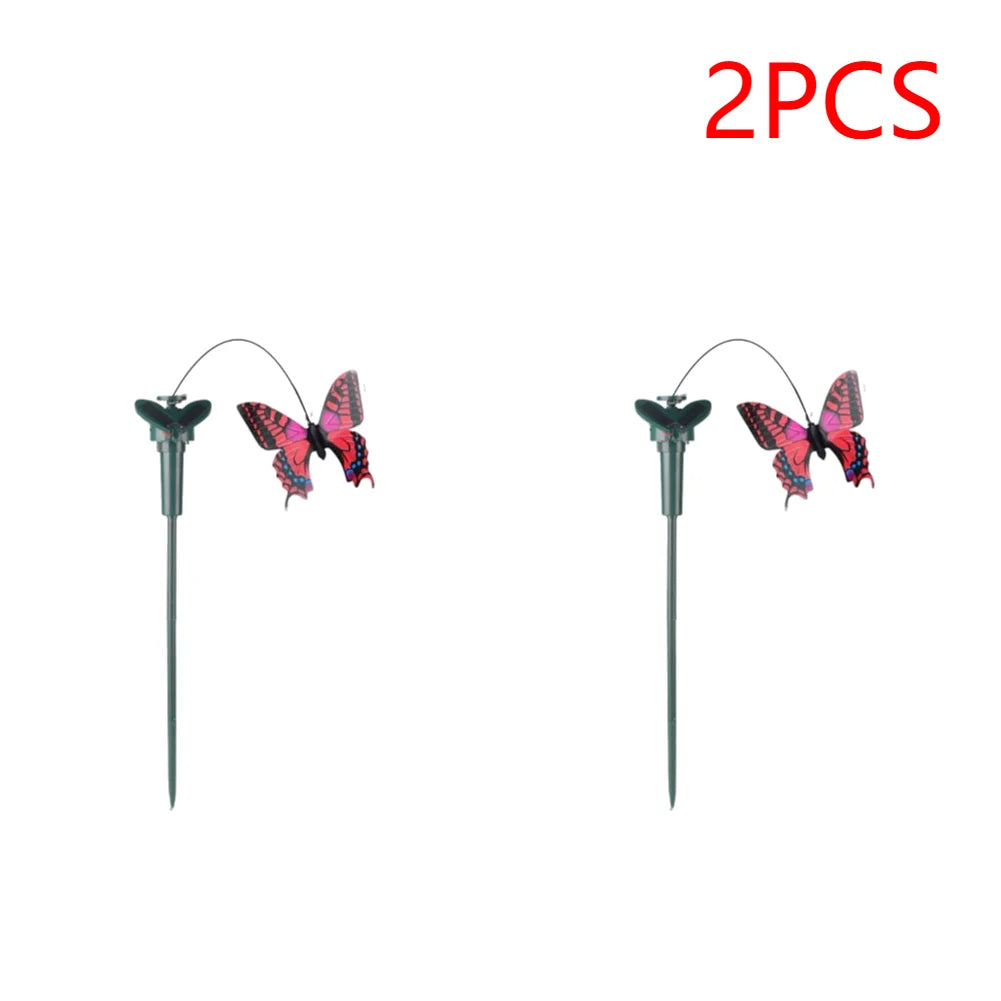 Shunmaii Solar Dancing Butterfly Bird Garden Stake Ornament