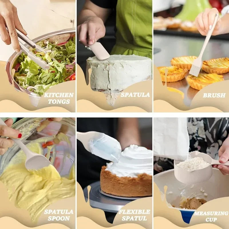 Hign Concerned Mixing Bowls With Airtight Lids Set 26 Piece