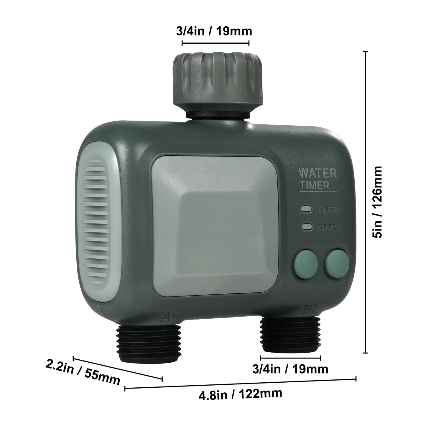 SucceBuy WiFi Sprinkler Timer App Controlled Dual Outlet Water Timer