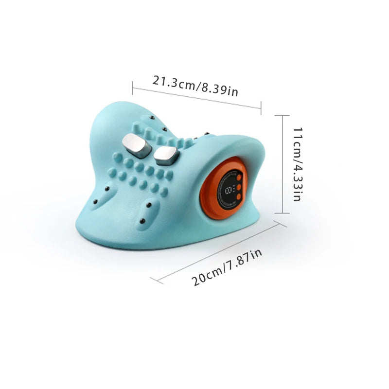 Neck And Shoulder Massager With Electric Massage Pillow