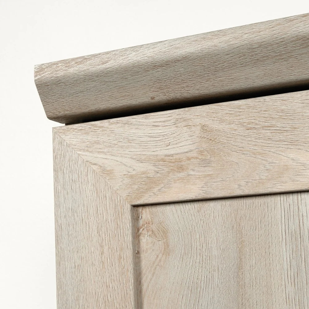 Drawer Two Door Storage Cabinet With Adjustable Shelves