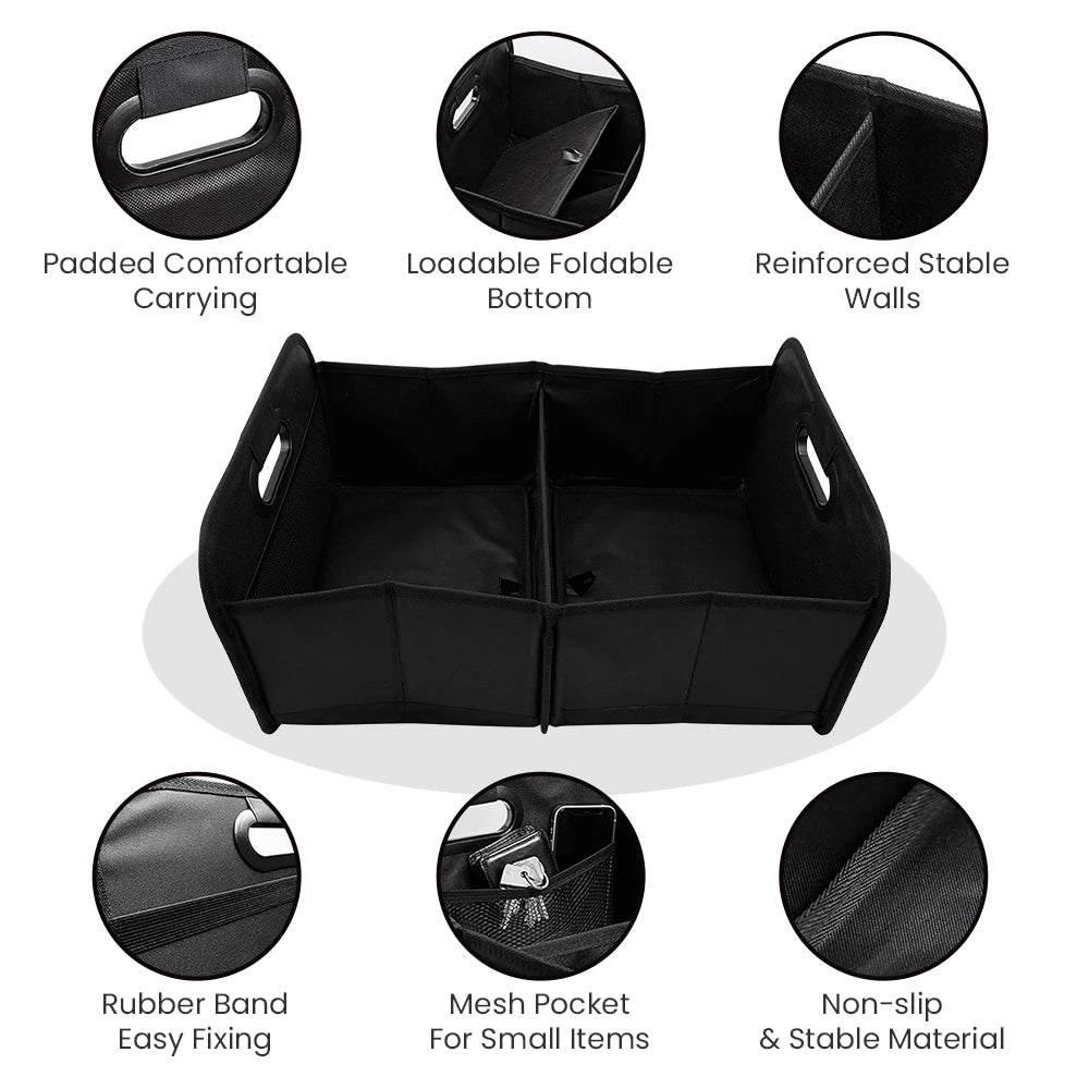 Hign-Concerned Car Storage Box Foldable Trunk Organizer
