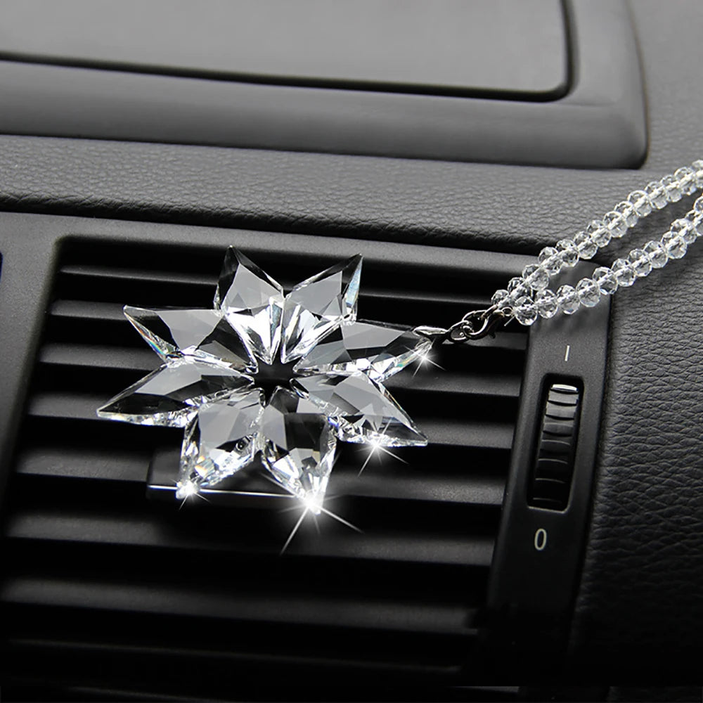 Karlor Crystal Snowflake Car Pendant Sun Catcher Ornament