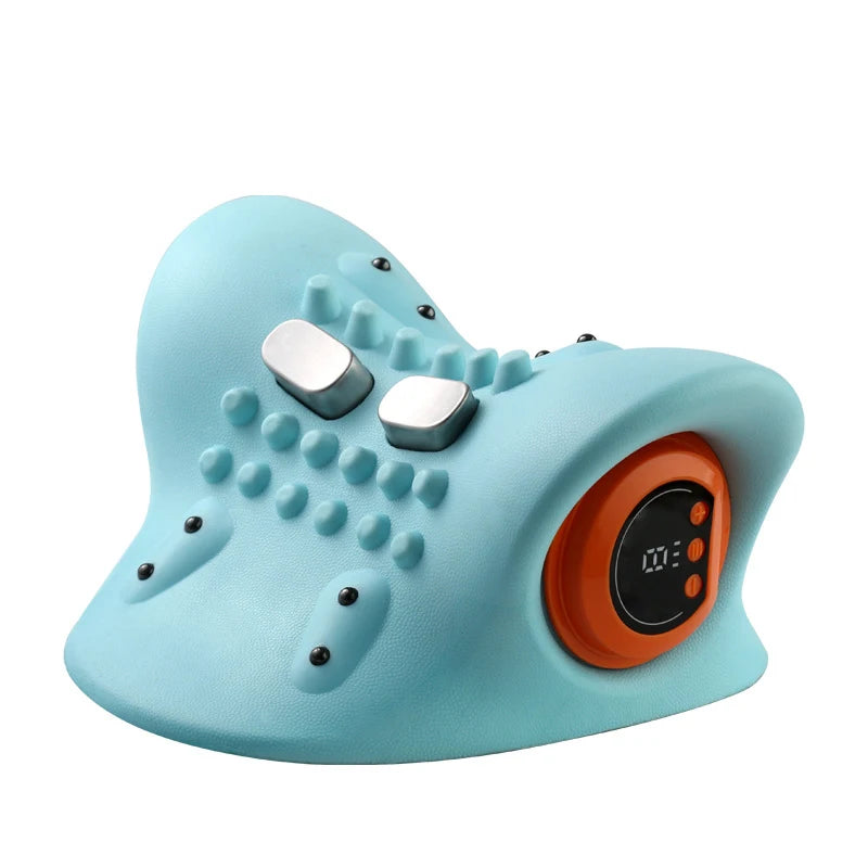 Neck And Shoulder Massager With Electric Massage Pillow