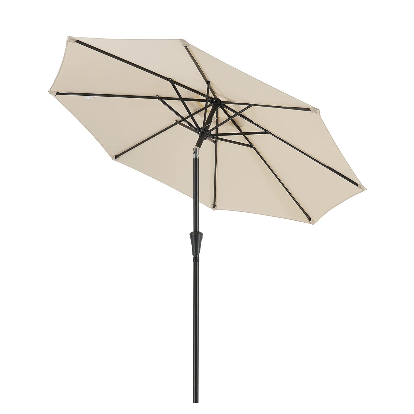 Blissun Outdoor Patio Umbrella With Tilt And Crank 8 Ribs