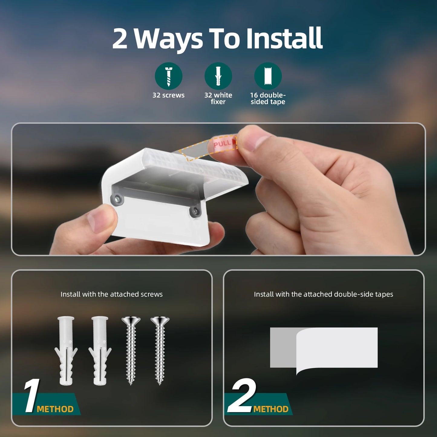 Hignconcerned Solar Deck Lights Step Light For Stairs