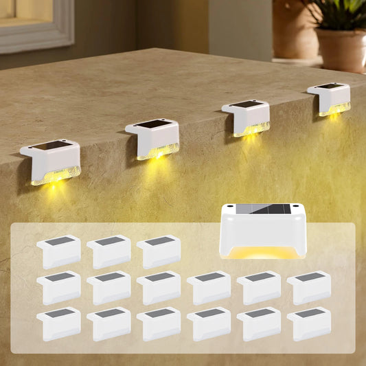 Hignconcerned Solar Deck Lights Step Light For Stairs