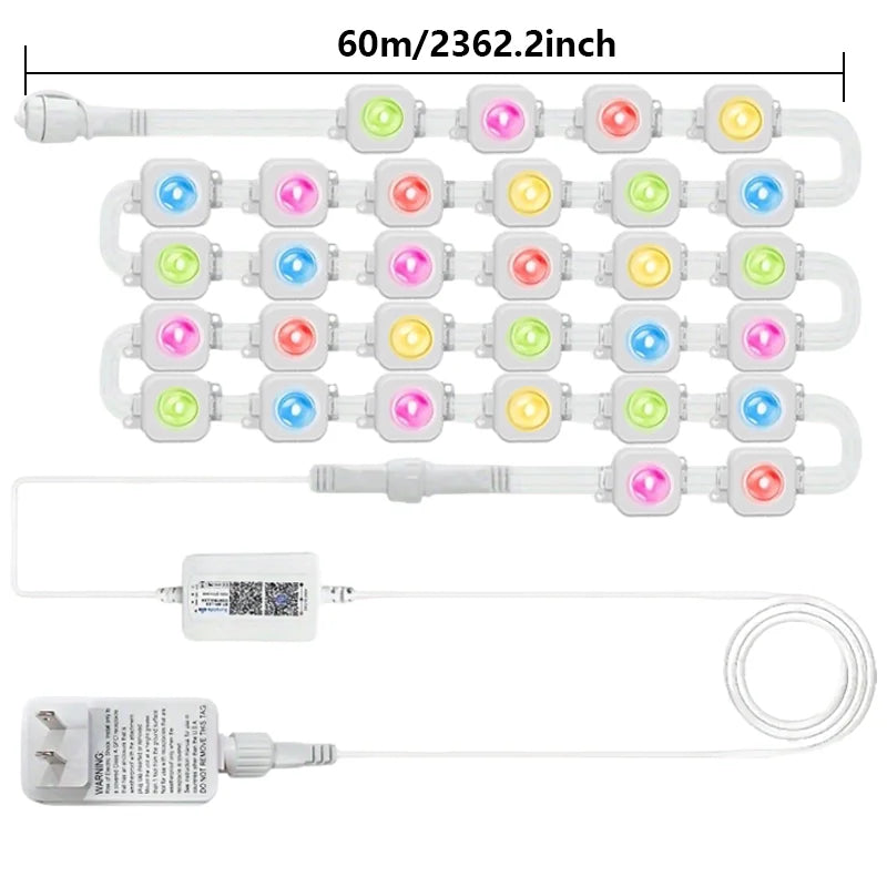 MIMIRGB Permanent Outdoor Smart Lights With Remote