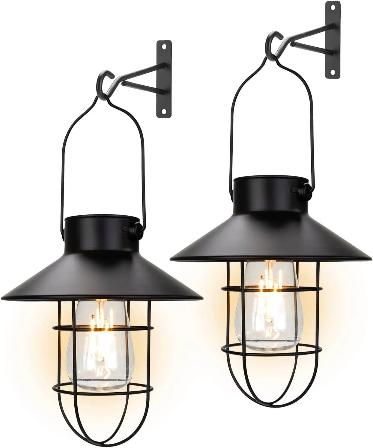 SZRSTHH 2 Pack Waterproof Outdoor Solar Lights Pendant Lamps