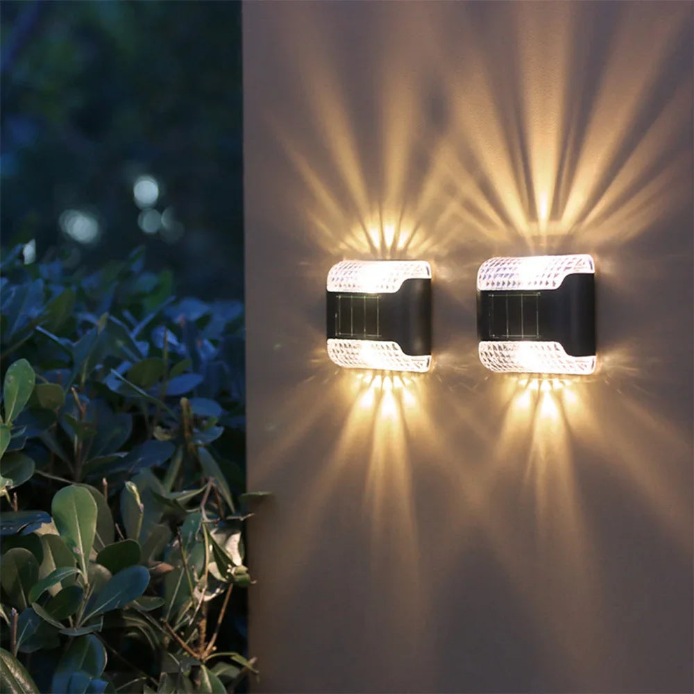 Solar Lights Outdoor Wide Lighting Angle Motion Sensor Security Lamp Street Garden Yard Park Outdoor Home Lighting Decoration