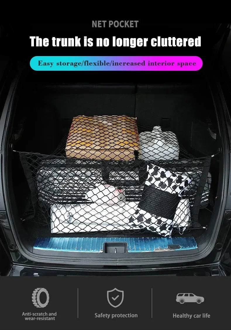 Trunk Net For Toyota RAV4 Suzuki Across Cargo Organizer