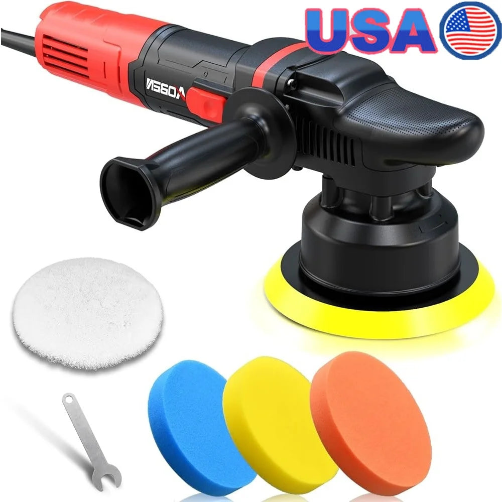 XMSJ Car Buffer Polisher Dual Action Orbital 700W Kit