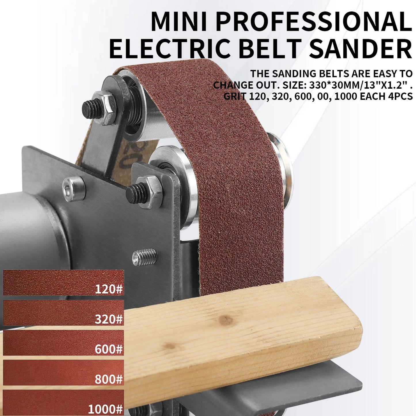 Si Fang Mini Electric Belt Sander Polishing Grinder Tool