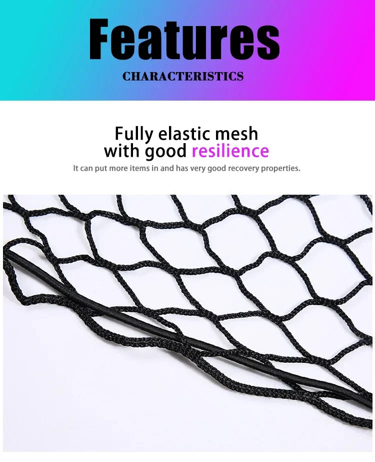 RAV4 XA50 Car Boot Net Nylon Mesh Storage Organizer Bag