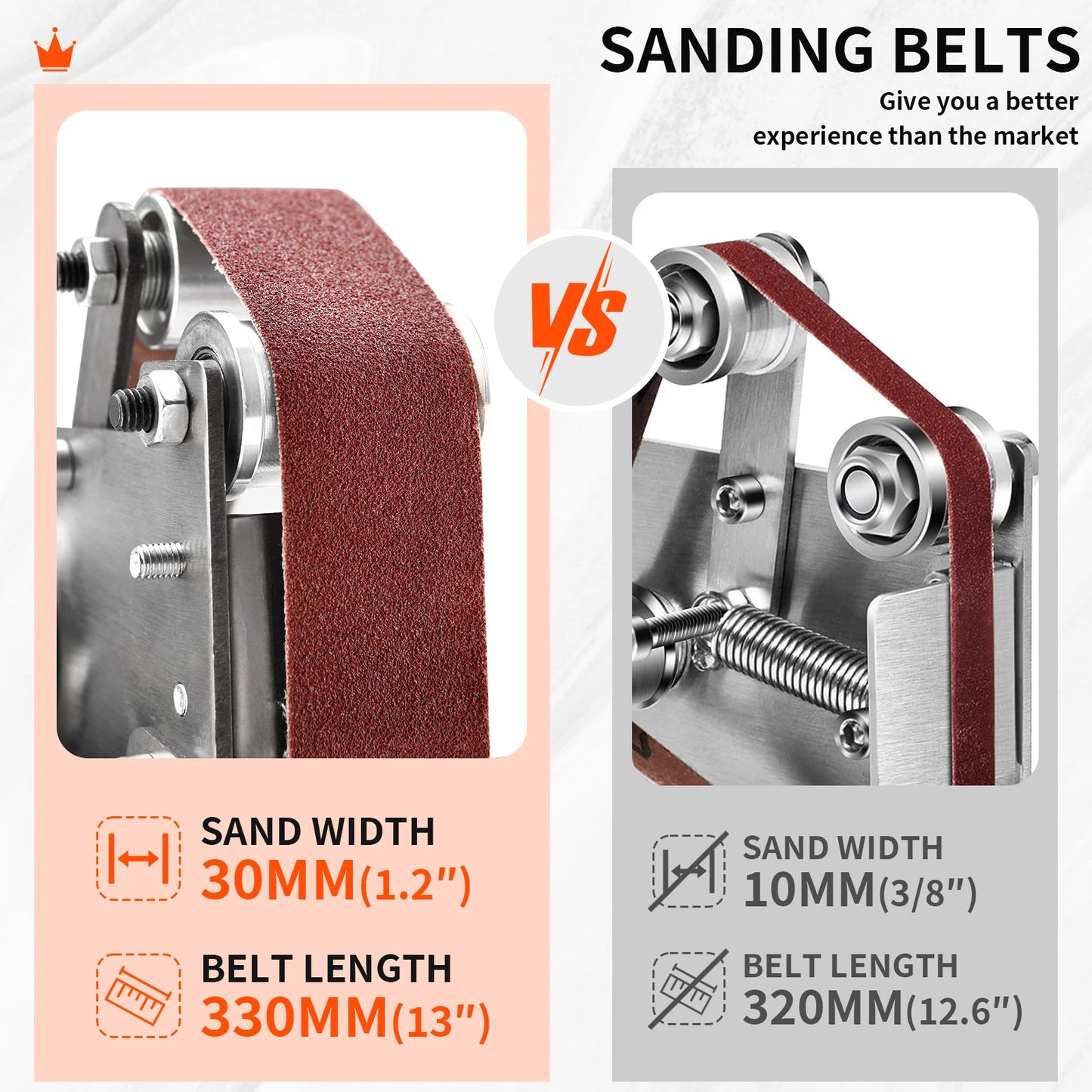 Si Fang Mini Electric Belt Sander Polishing Grinder Tool