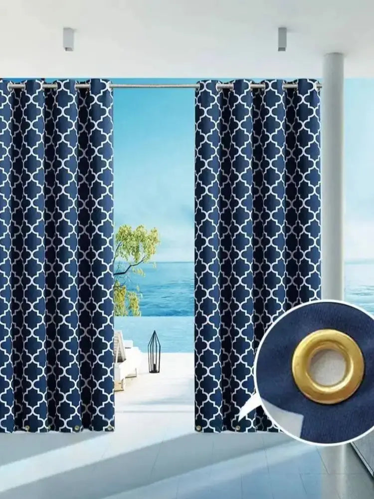 Dark Blue Outdoor Other Blackout Curtain - 10 in. W x 10 in. L