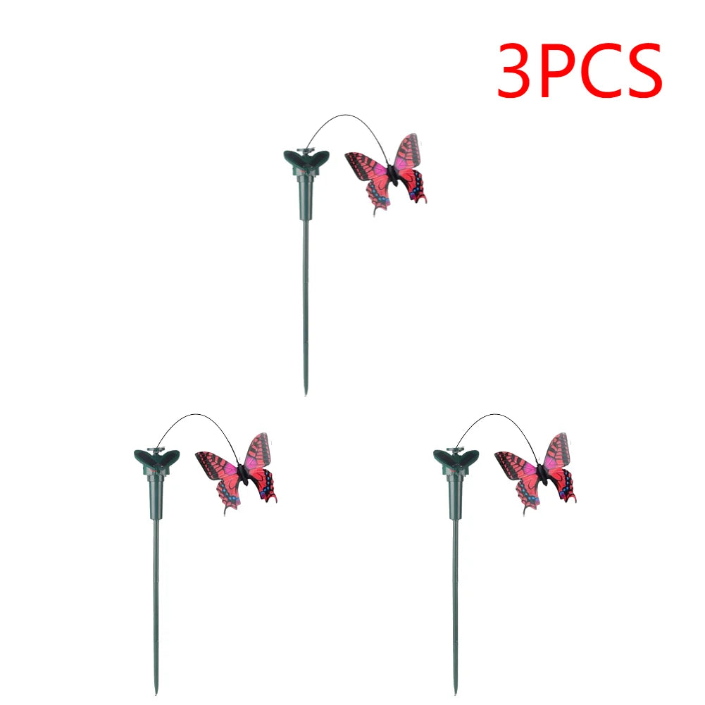 Shunmaii Solar Dancing Butterfly Bird Garden Stake Ornament