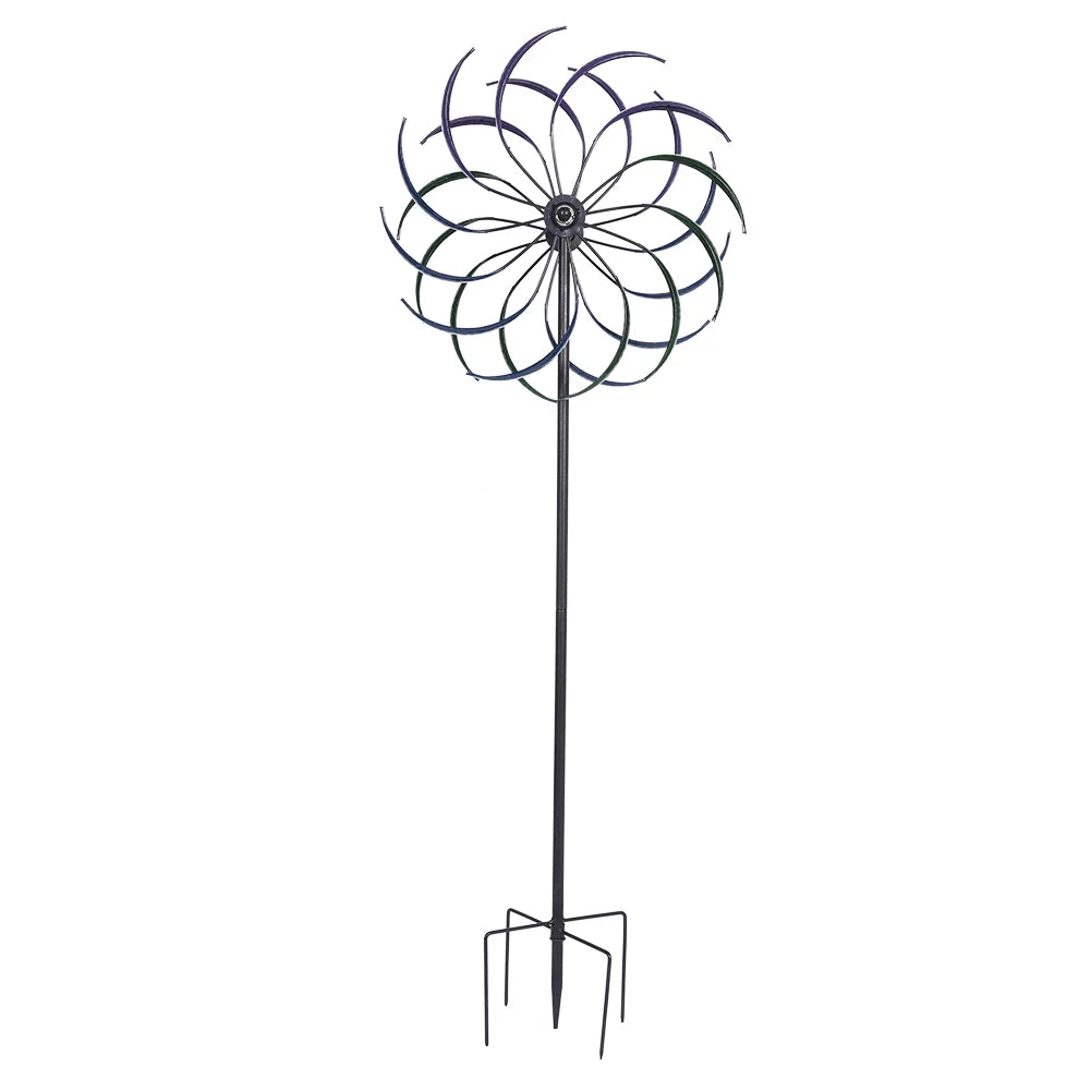 Hignconcerned Outdoor Metal Windmill Ornament Wind Catcher