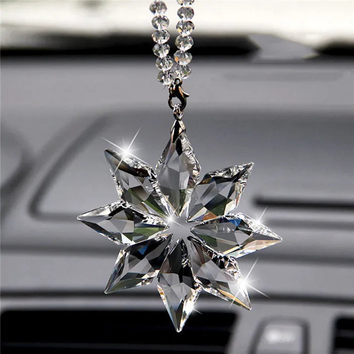 Karlor Crystal Snowflake Car Pendant Sun Catcher Ornament