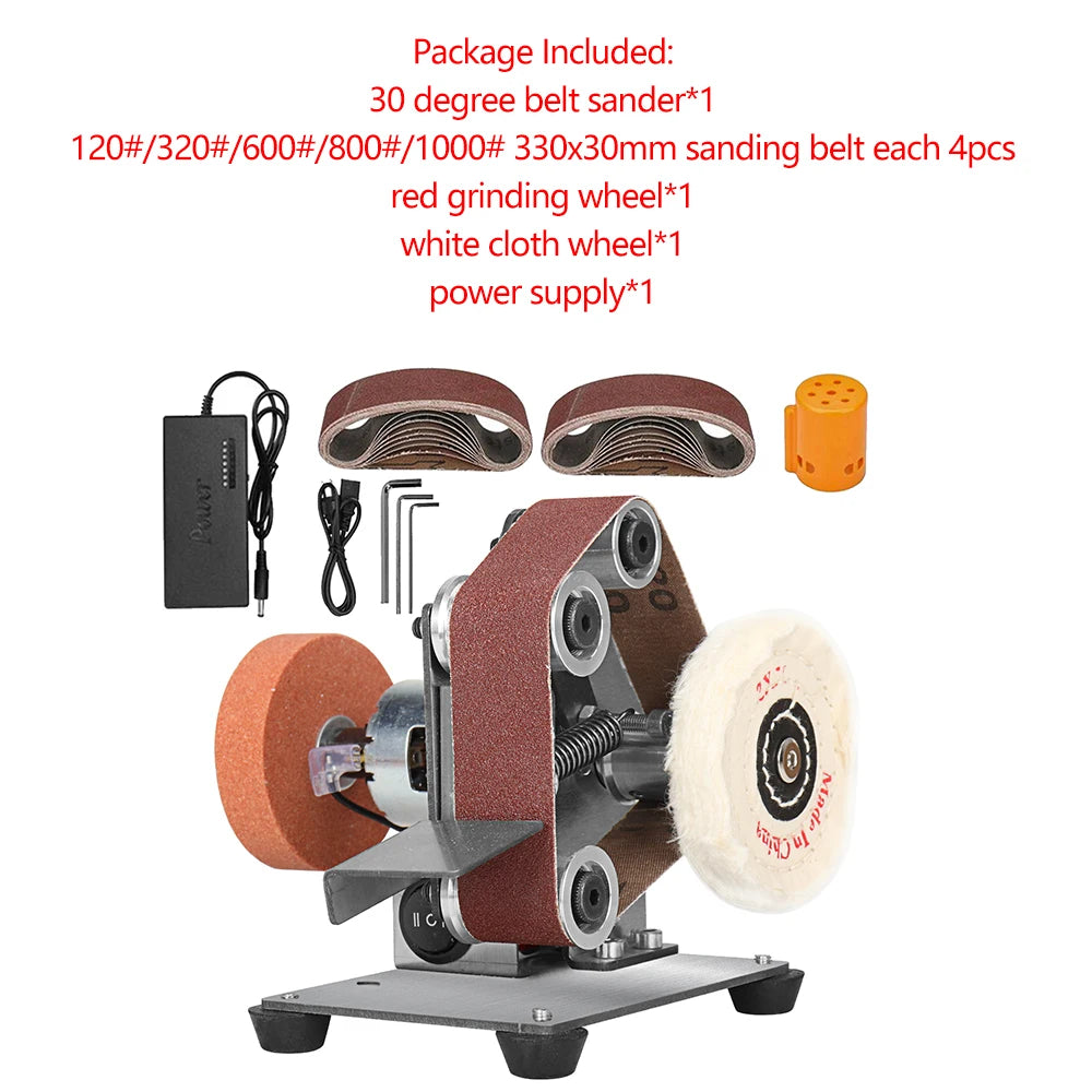 Si Fang Mini Electric Belt Sander Polishing Grinder Tool