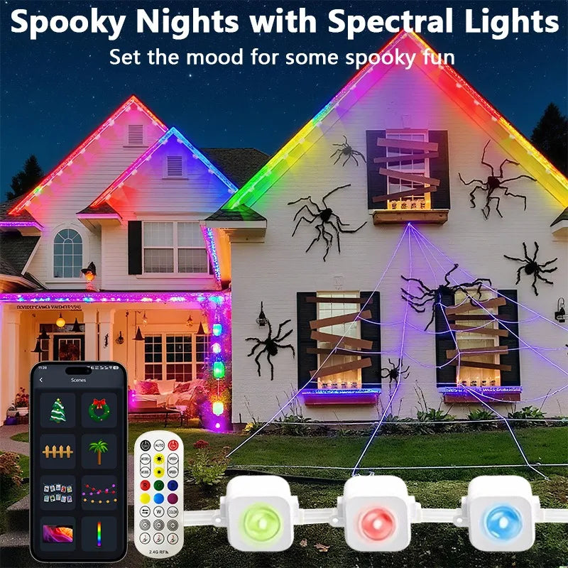 MIMIRGB Permanent Outdoor Smart Lights With Remote