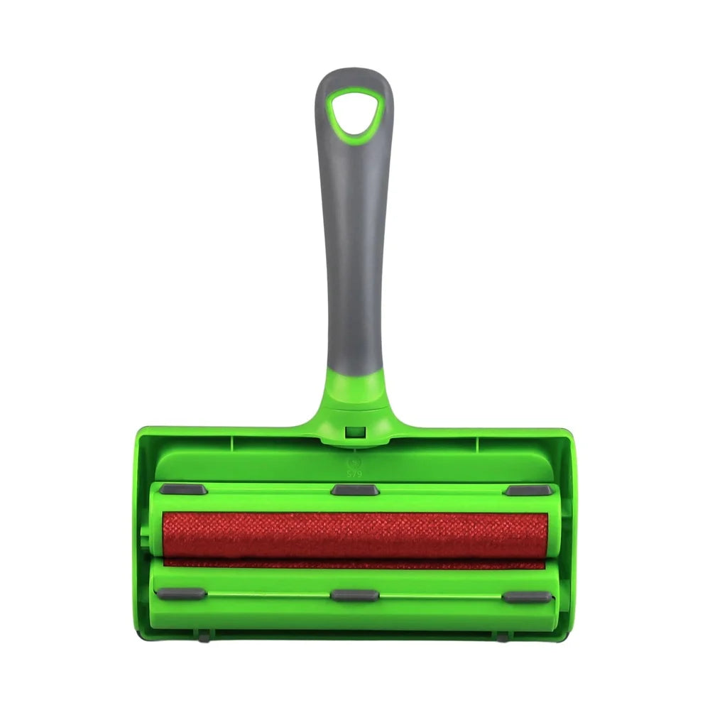 XMSJ Pet Hair Remover Tool Dual Wheel Self Cleaning