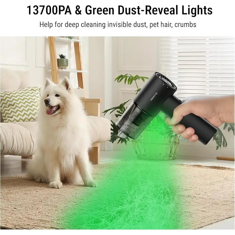 XMSJ Portable Cordless 4 In 1 Car Vacuum Duster Inflator