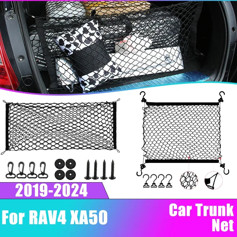 RAV4 XA50 Car Boot Net Nylon Mesh Storage Organizer Bag