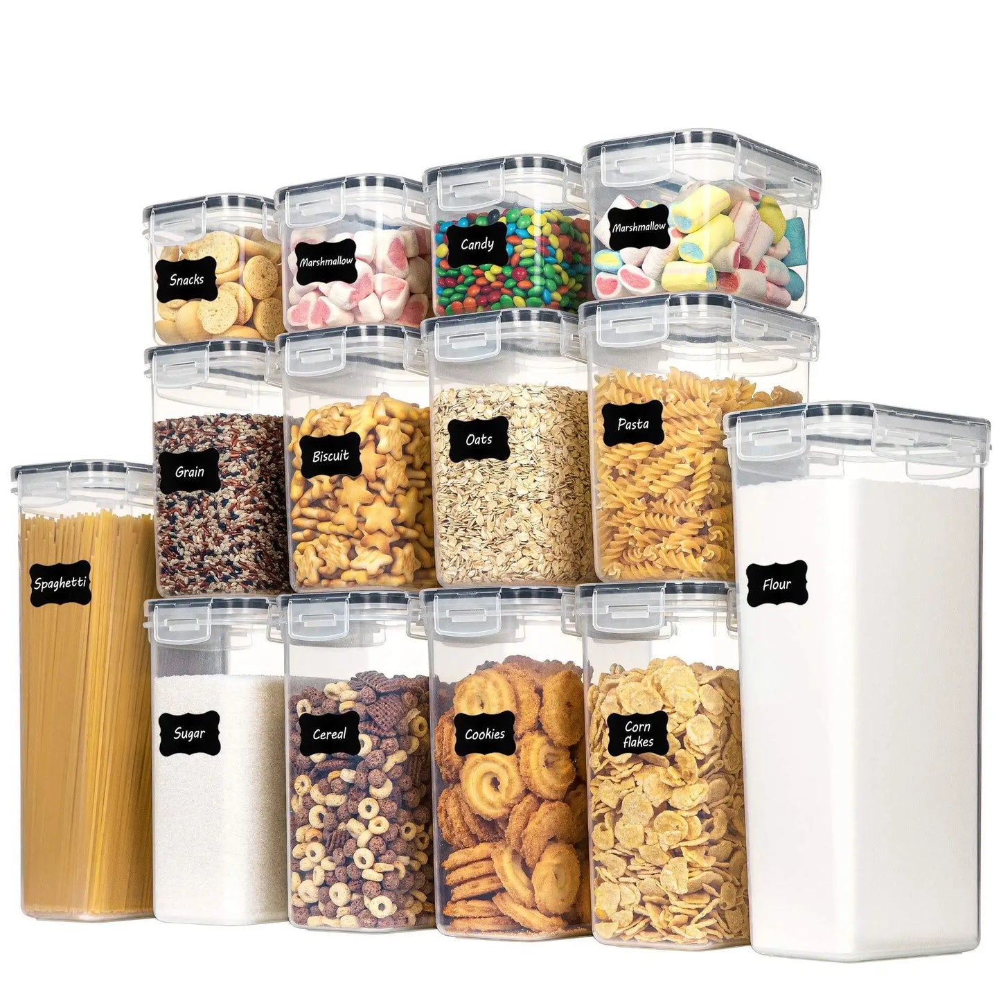 Vtopmart Airtight Food Storage Containers Set Pantry Bins