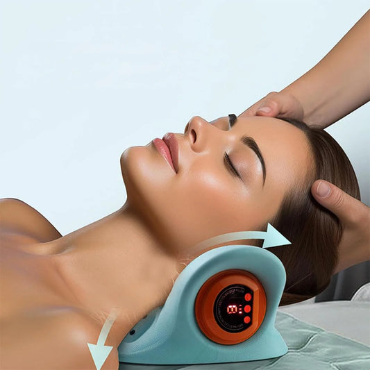 Neck And Shoulder Massager With Electric Massage Pillow