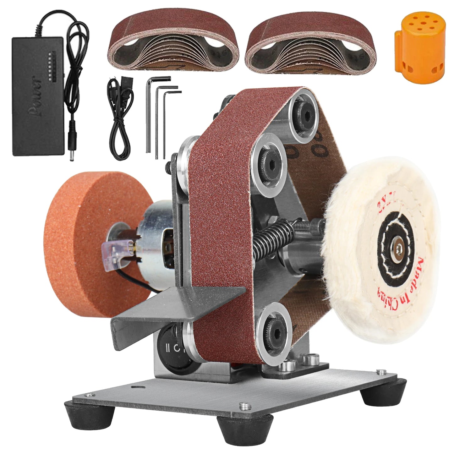 Si Fang Mini Electric Belt Sander Polishing Grinder Tool