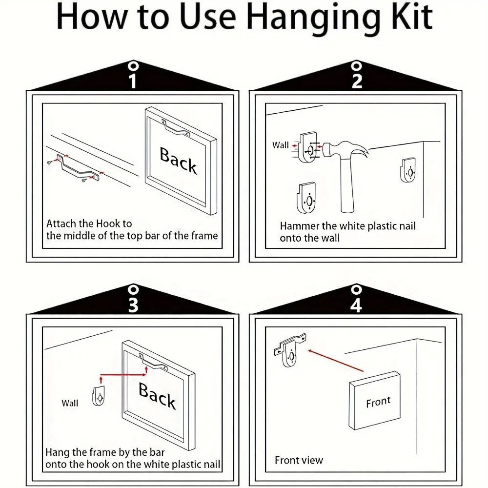 1.5 inch thick wood pine frame, interior art mural, home decor mural, wood frame depicting red flowers by the river