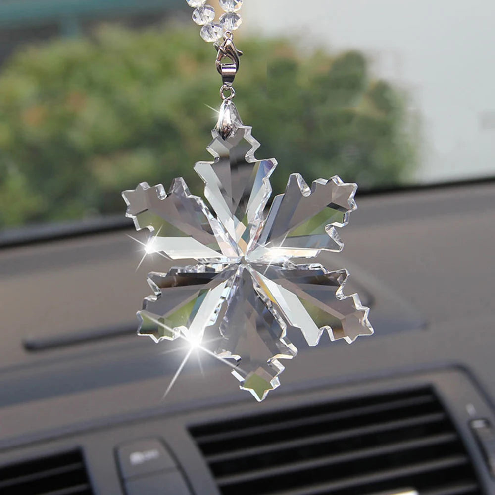 Karlor Crystal Snowflake Car Pendant Sun Catcher Ornament