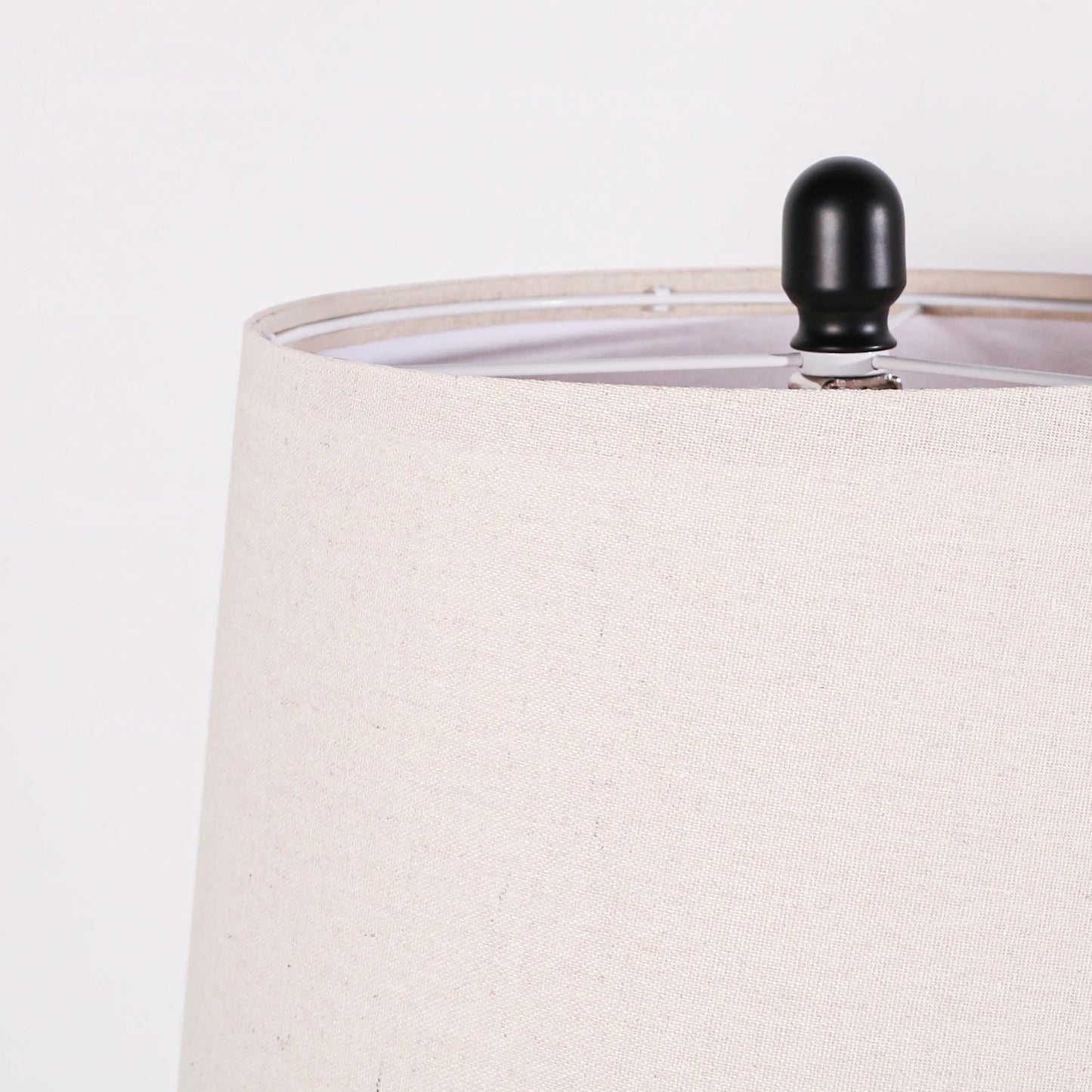 Stanbow Geometric Ceramic Table Lamps With Linen Shade