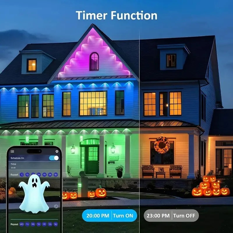 MIMIRGB Permanent Outdoor Smart Lights With Remote