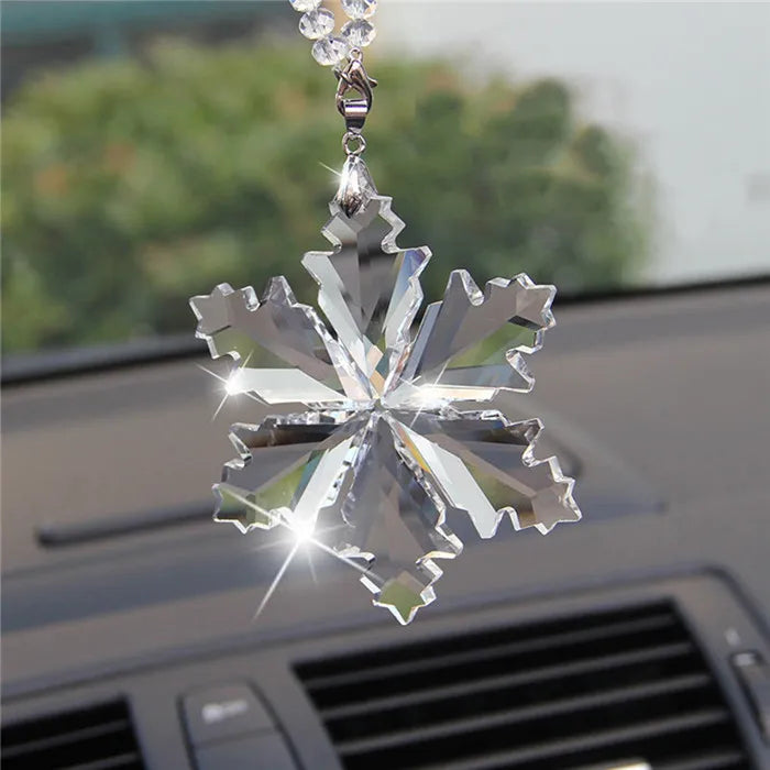 Karlor Crystal Snowflake Car Pendant Sun Catcher Ornament